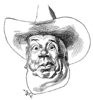 George Melly by TROG