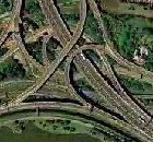 Spaghetti Junction Satellite Photograph